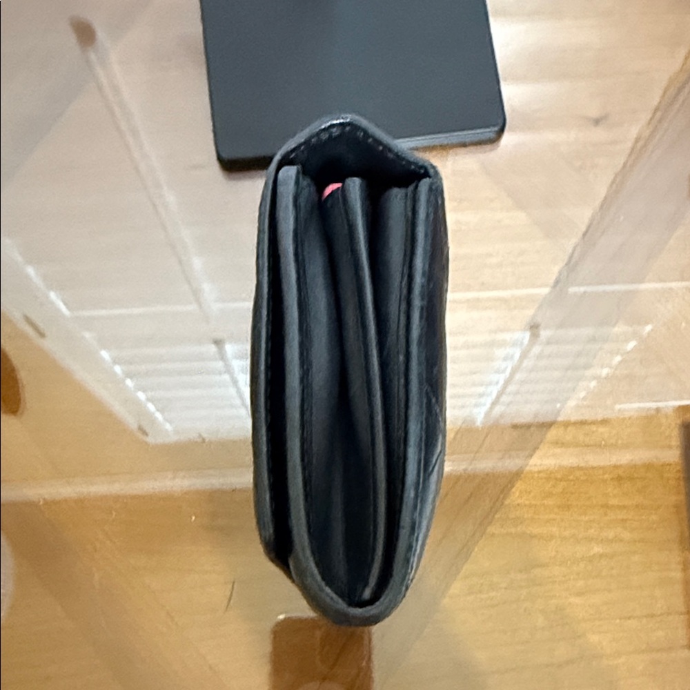 Chanel Cambon Black Lambskin Bifold Wallet - Picture 7 of 16
